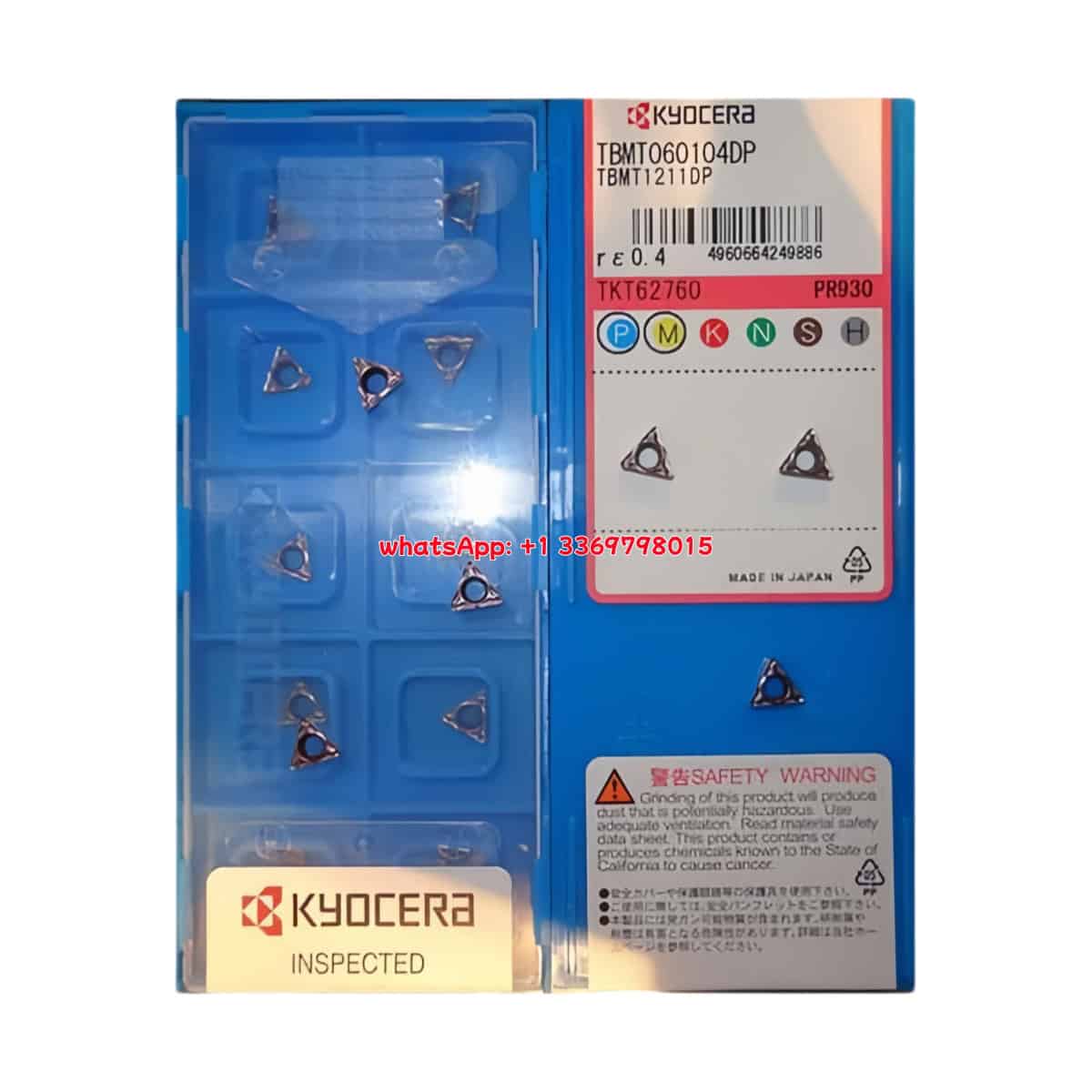 Kyocera 100% Original TBMT060104DP PR930 Cutting Tools 10PCS