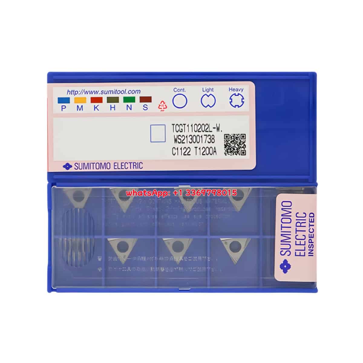 SUMITOMO 100% Original TCGT110202L-W T1200A Cutting Tools 10PCS
