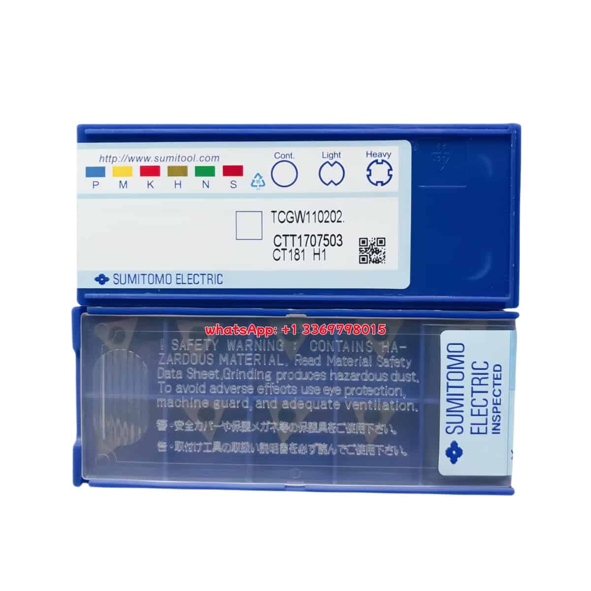 SUMITOMO 100% Original TCGW110202 H1 Cutting Tools 10PCS