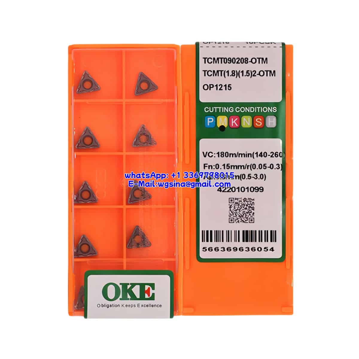 OKE 100% Original TCMT090208-OTM OP1215 Cutting Tools 10PCS