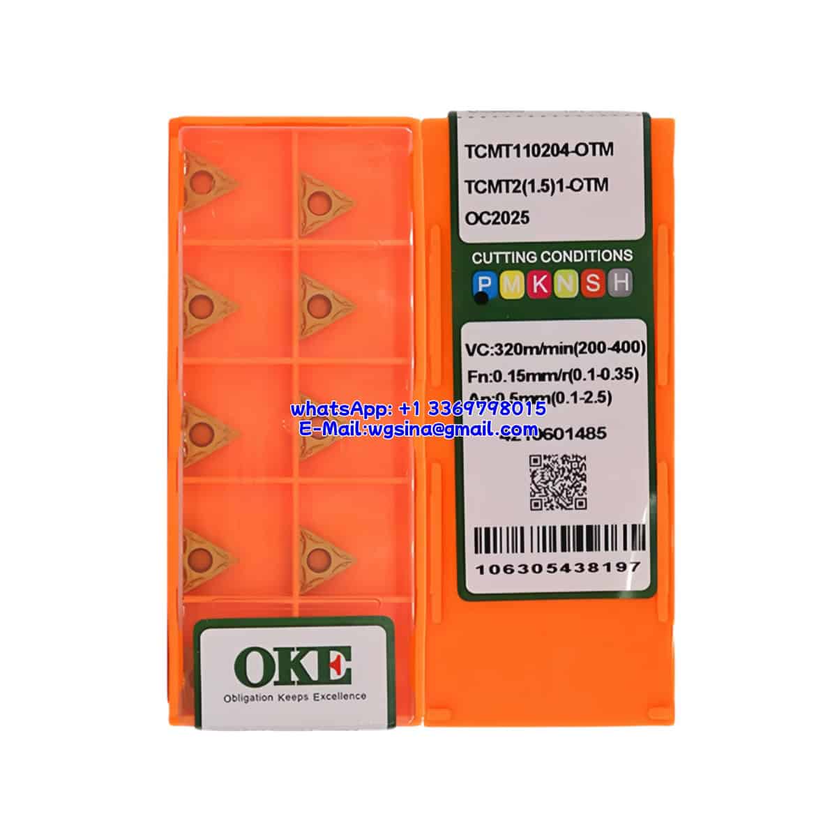 OKE 100% Original TCMT110204-OTM OC2025 Cutting Tools 10PCS