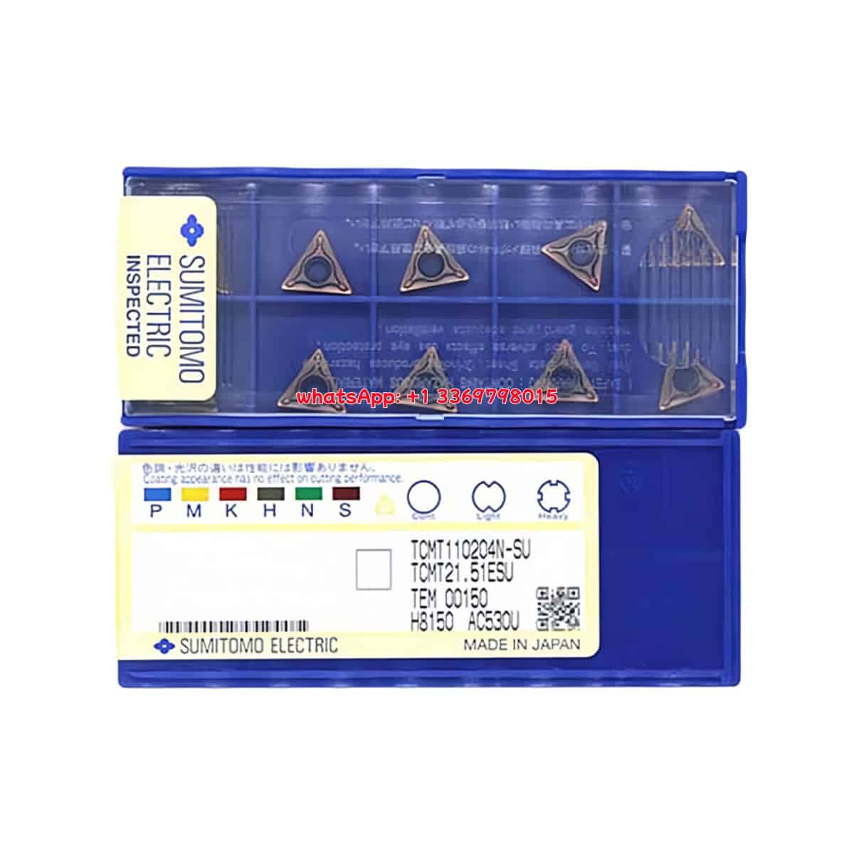 SUMITOMO 100% Original TCMT110204N-SU AC530U Cutting Tools 10PCS