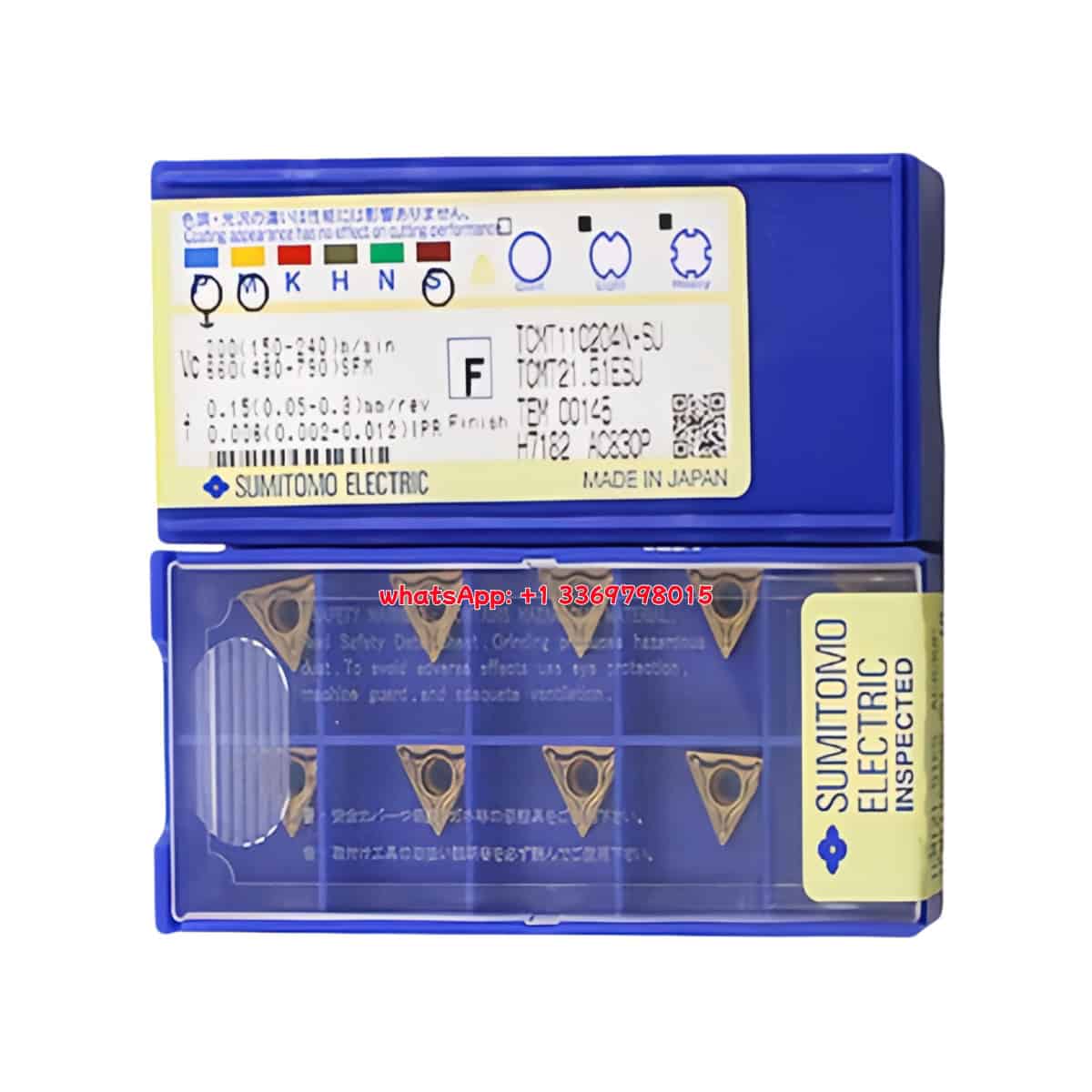 SUMITOMO 100% Original TCMT110204N-SU AC830P Cutting Tools 10PCS