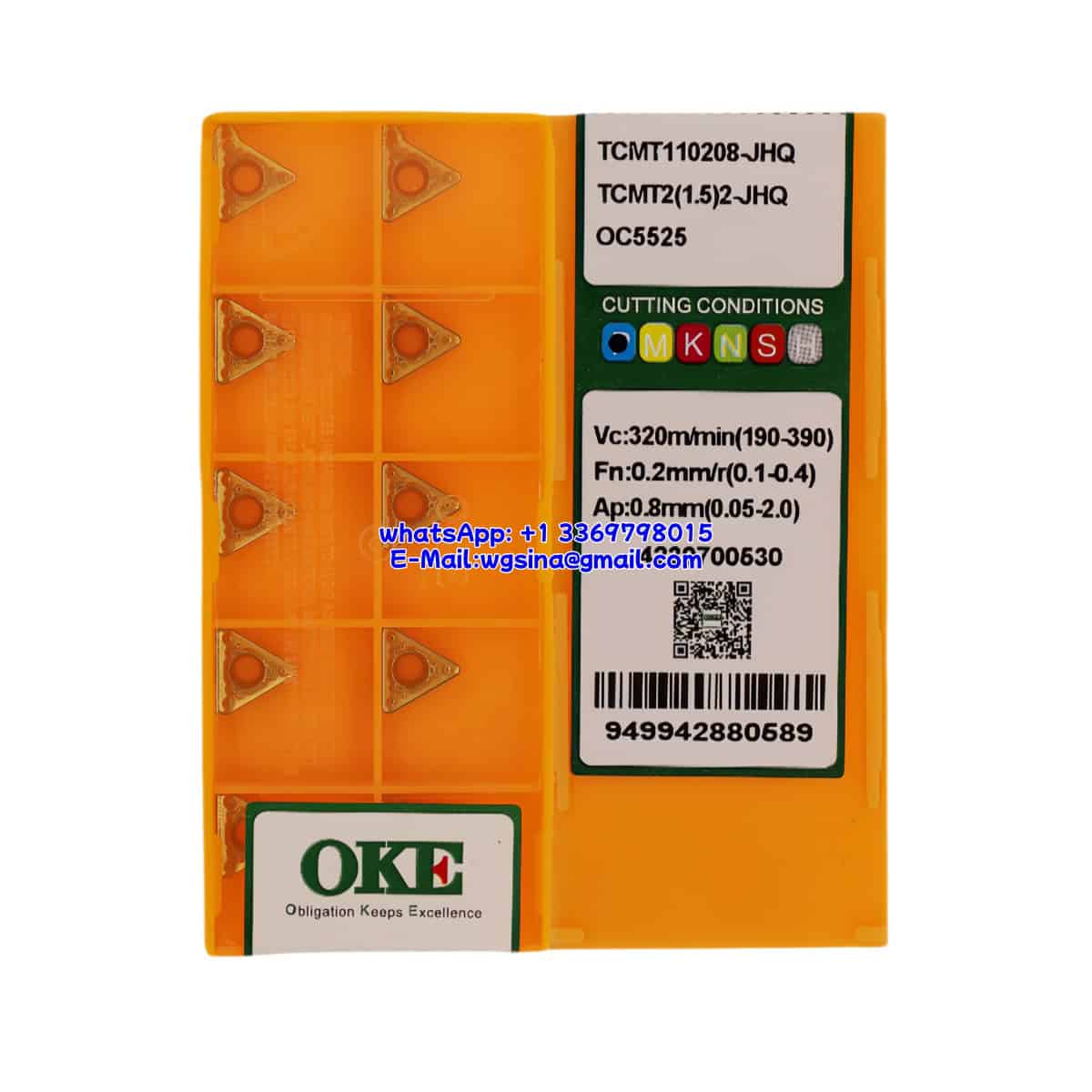 OKE 100% Original TCMT110208-JHQ OC5525 Cutting Tools 10PCS