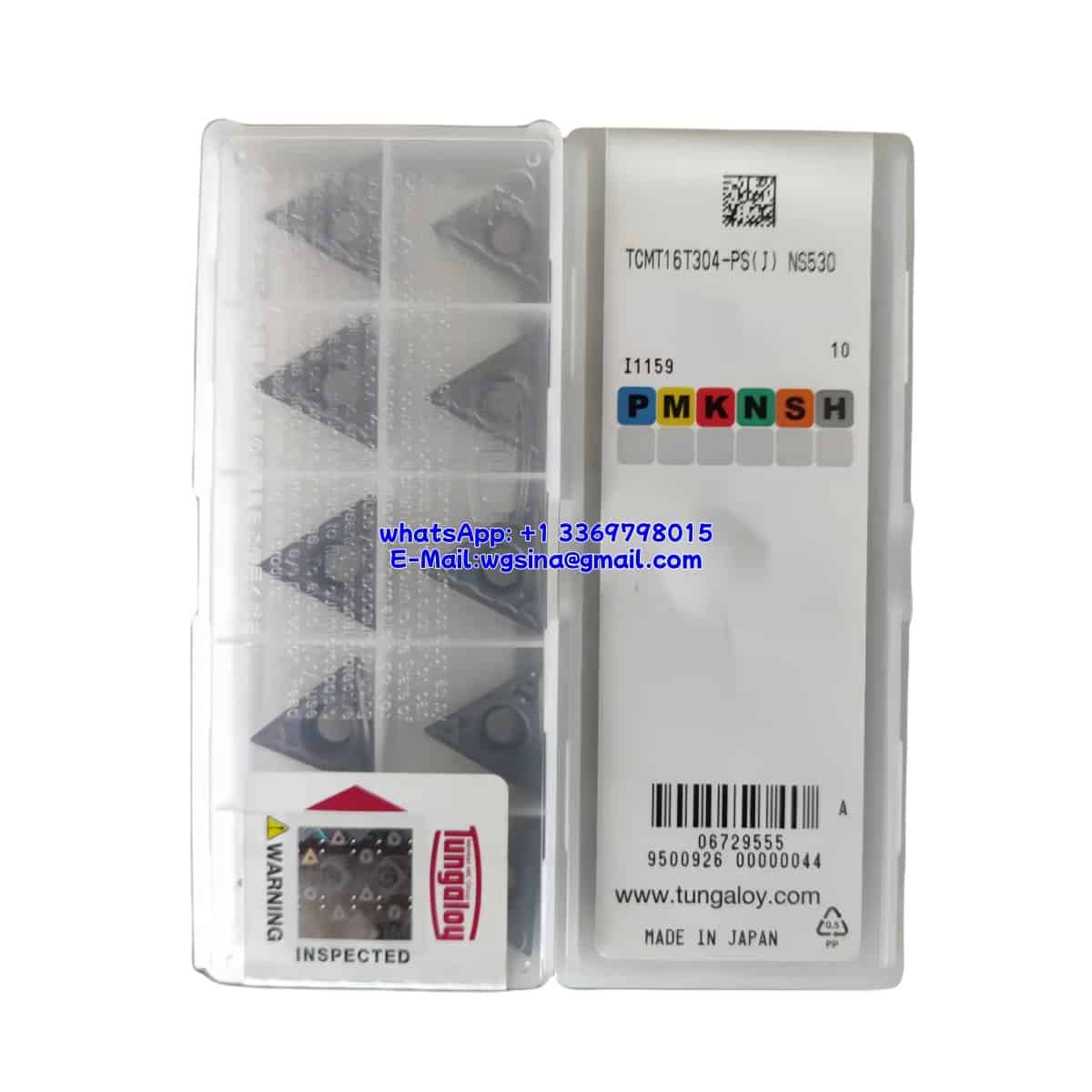 TUNGALOY 100% Original TCMT16T304-PS(J) NS530 Cutting Tools 10PCS
