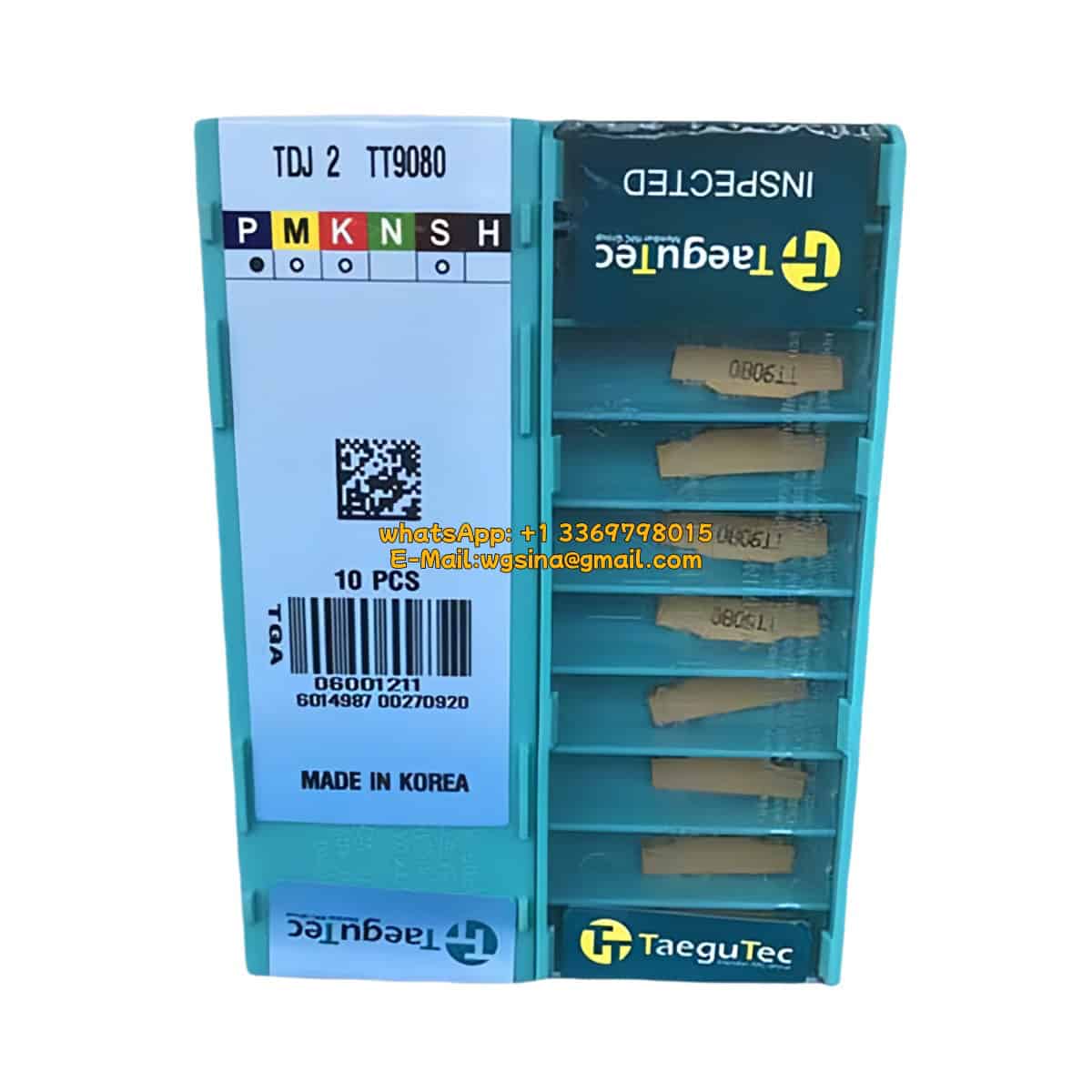 TaeguTec 100% Original TDJ 2 TT9080 Cutting Tools 10PCS