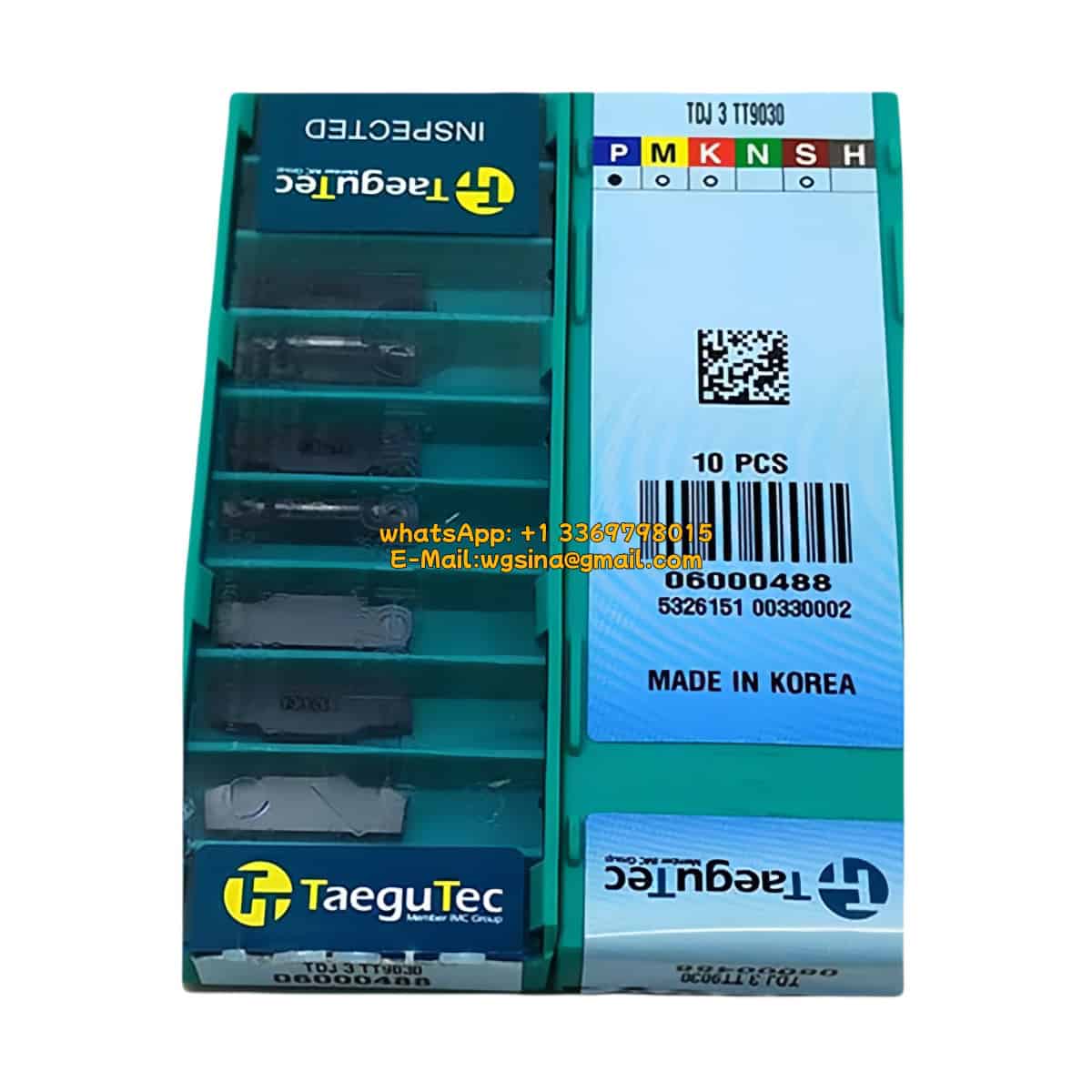 TaeguTec 100% Original TDJ3 TT9030 Cutting Tools 10PCS