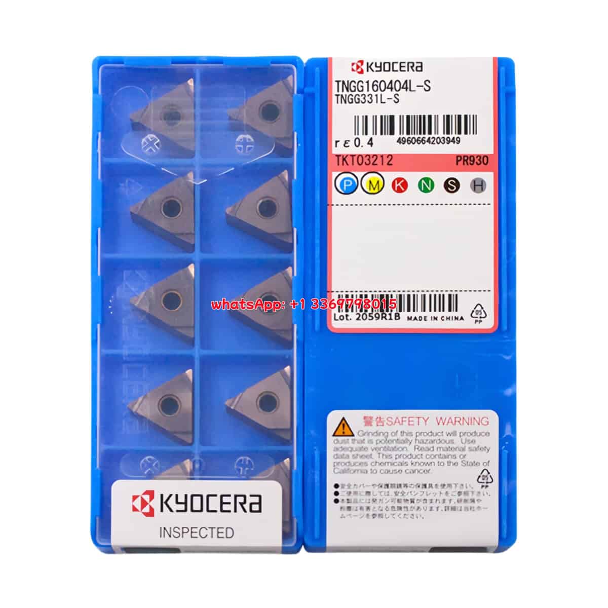 Kyocera 100% Original TNGG160404L-S PR930 Cutting Tools 10PCS