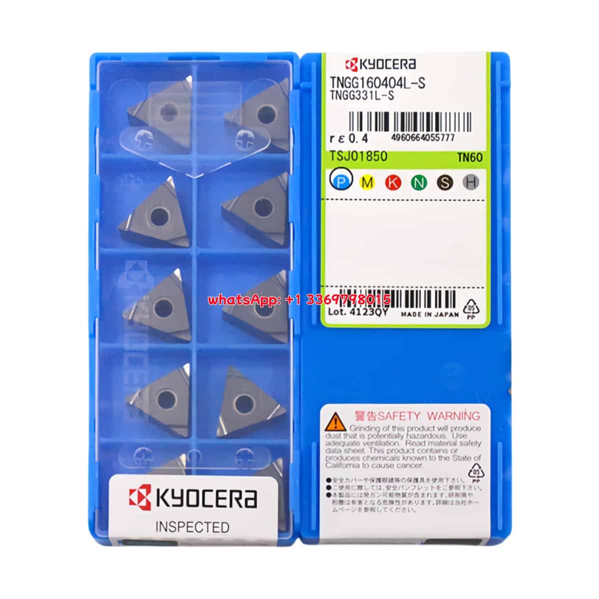 Kyocera 100% Original  Turning Insert TNGG160404L-S TN620  10pcs