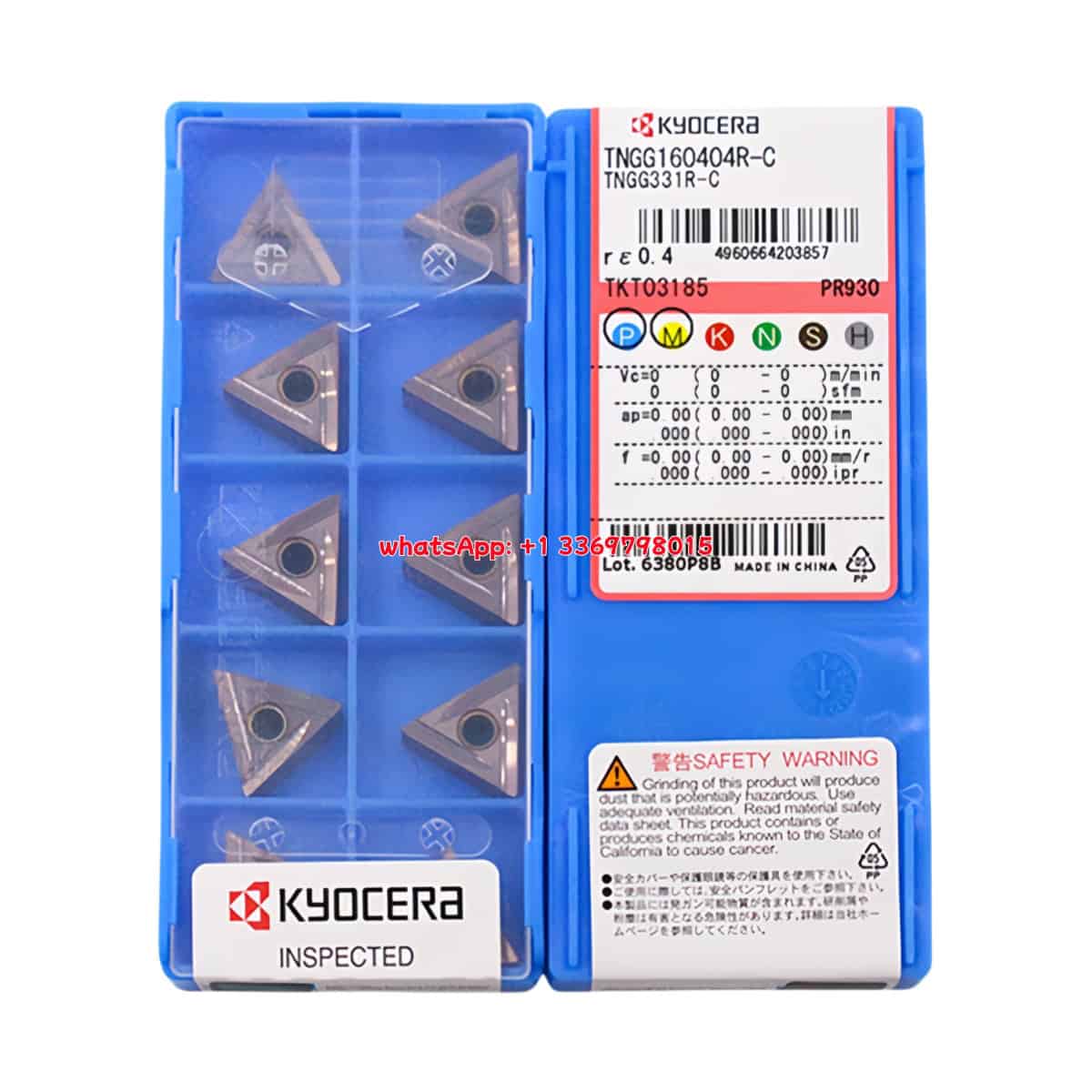 Kyocera 100% Original TNGG160404R-C PR930 Cutting Tools 10PCS