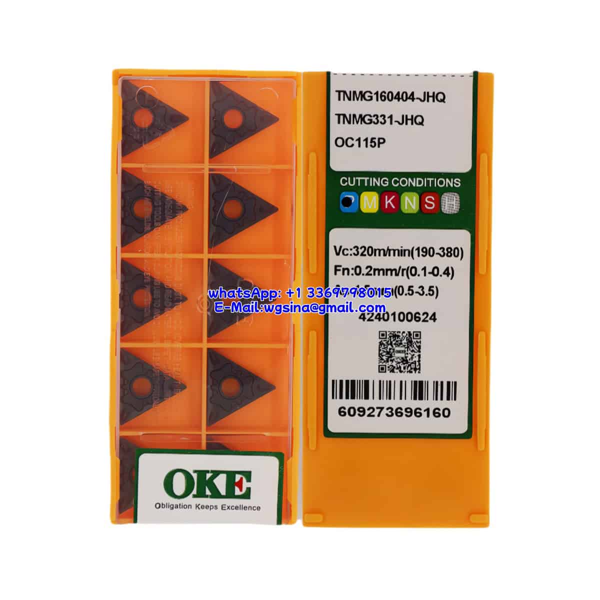 OKE 100% Original TNMG160404-JHQ OC115P Cutting Tools 10PCS