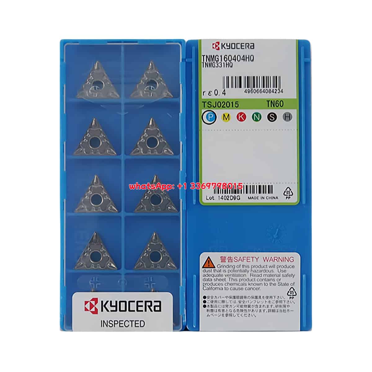 Kyocera 100% Original  Turning Insert TNMG160404-HQ TN620  10pcs