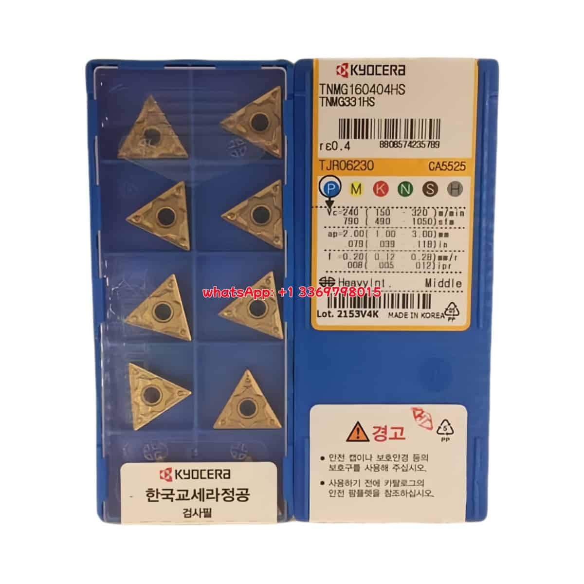 Kyocera 100% Original  Turning Insert TNMG160404-HS CA5525  10pcs