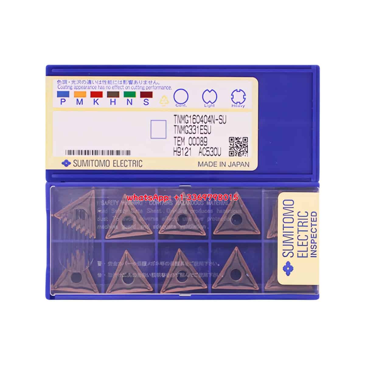 SUMITOMO 100% Original  Cutting Tool  Turning Insert TNMG160404N-SU AC6040M  10pcs