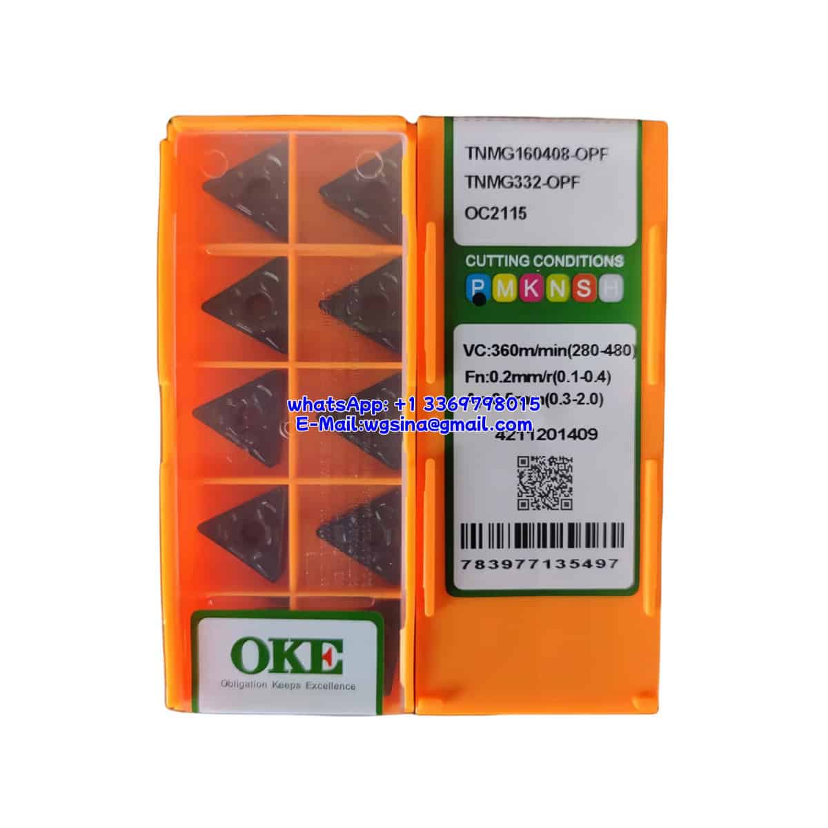 OKE 100% Original TNMG160408-OPF OC2115 Cutting Tools 10PCS