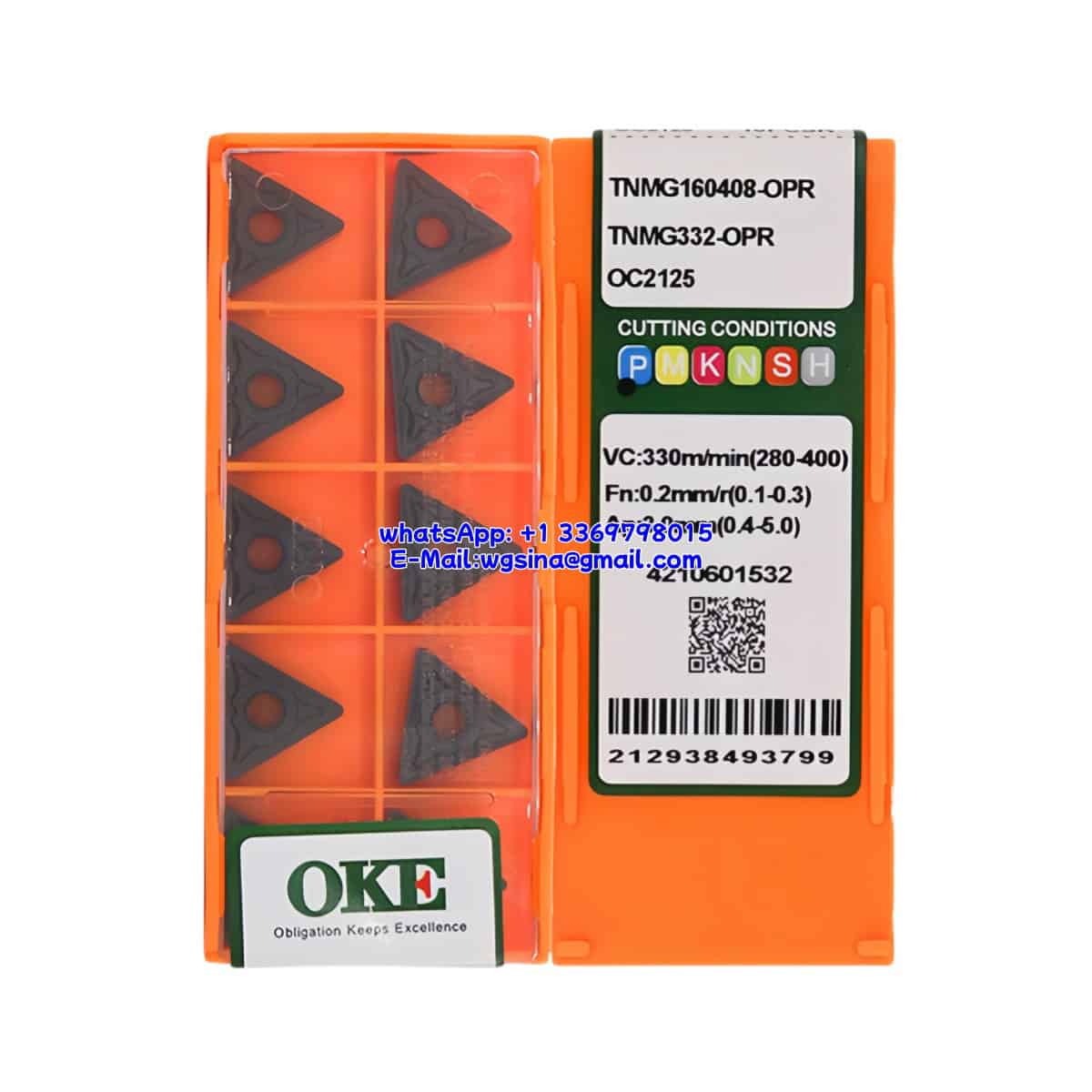 OKE 100% Original TNMG160408-OPR OC2125 Cutting Tools 10PCS