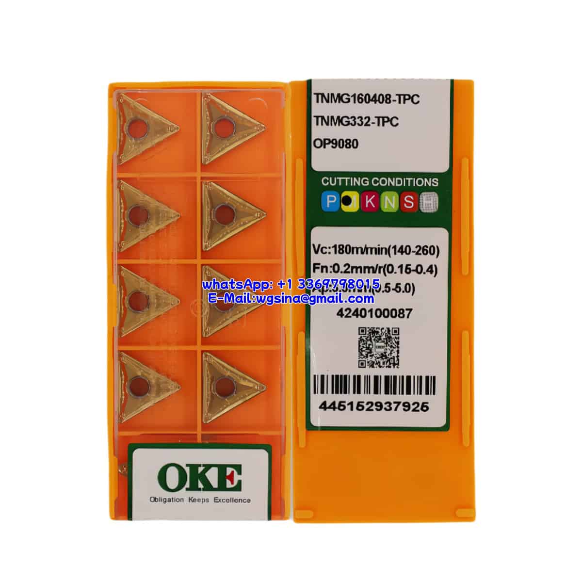 OKE 100% Original TNMG160408-TPC OP9080 Cutting Tools 10PCS
