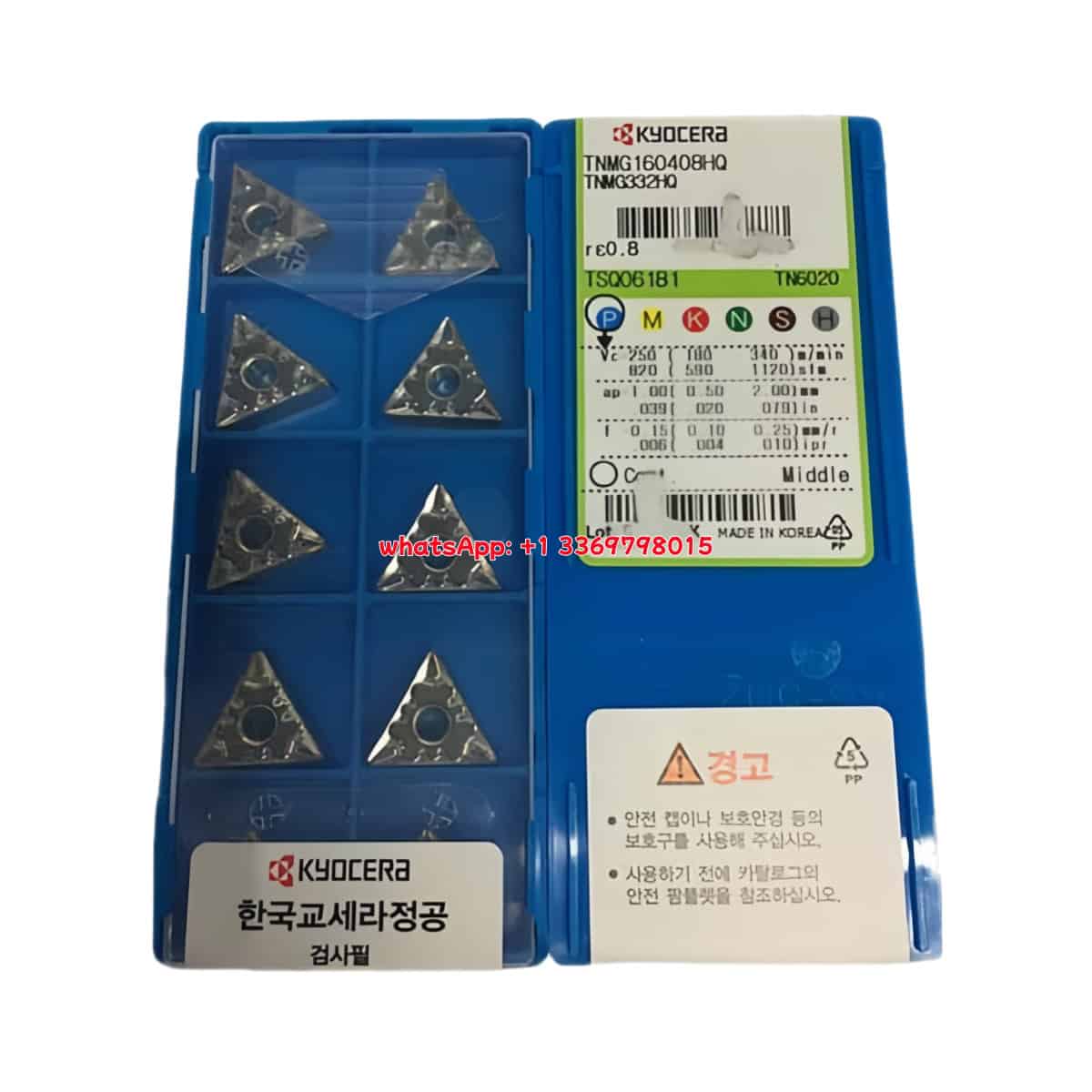 Kyocera 100% Original TNMG160408HQ TN6020 Cutting Tools 10PCS