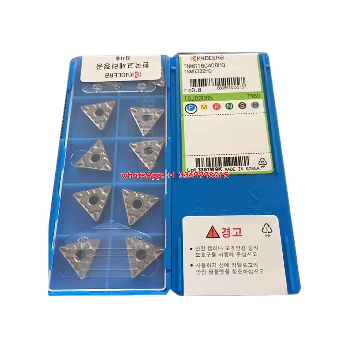 Kyocera 100% Original TNMG160408HQ TN60 Cutting Tools 10PCS