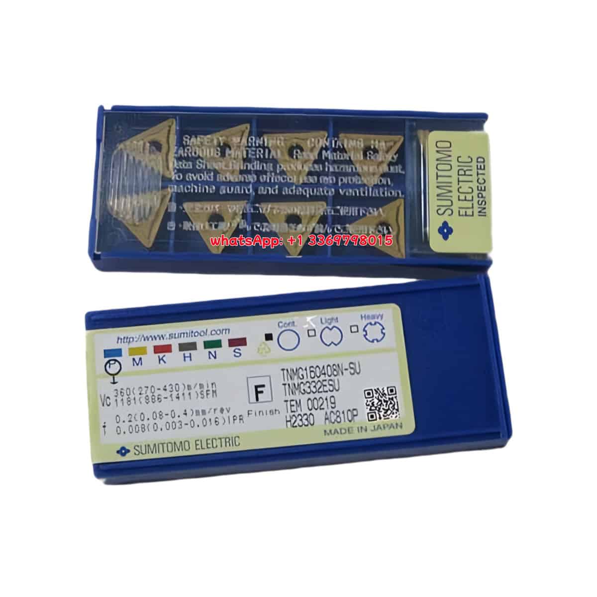 SUMITOMO 100% Original TNMG160408N-SU AC810P Cutting Tools 10PCS