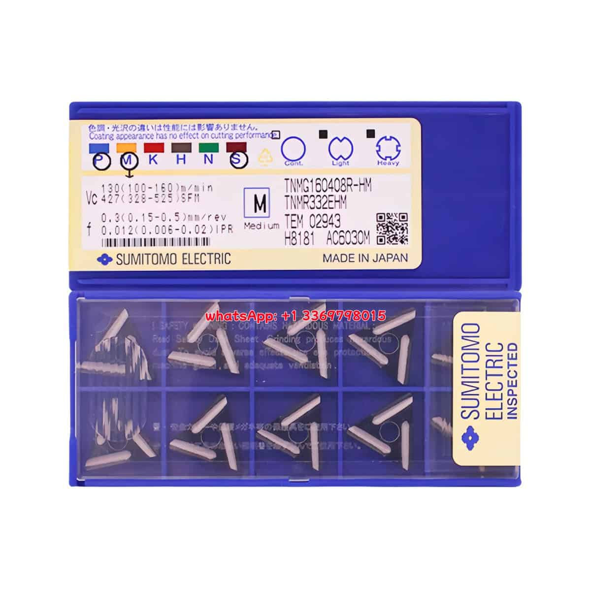 SUMITOMO 100% Original  Cutting Tool  Turning Insert TNMG160408R-HM AC6040M  10pcs