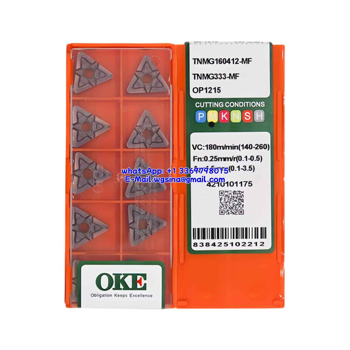 OKE 100% Original TNMG160412-MF OP1215 Cutting Tools 10PCS