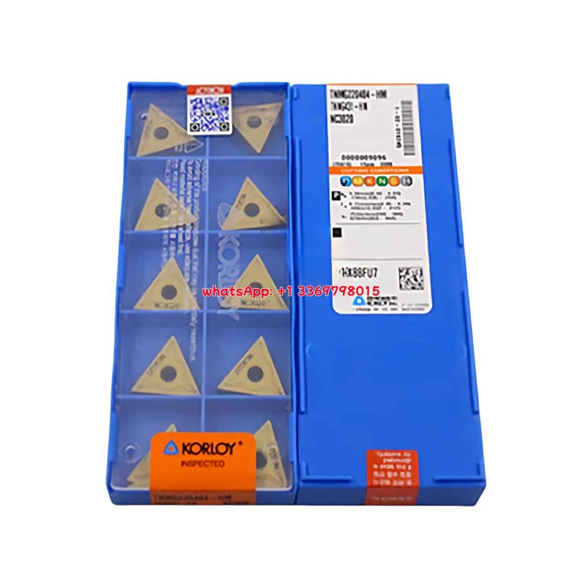 Korloy 100% Original TNMG220404-HM NC3020 Cutting Tools 10PCS