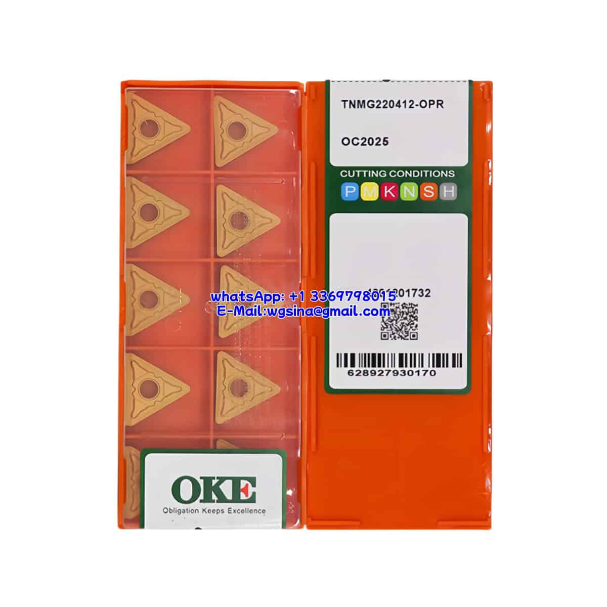 OKE 100% Original TNMG220412-OPR-OC2025 Cutting Tools 10PCS