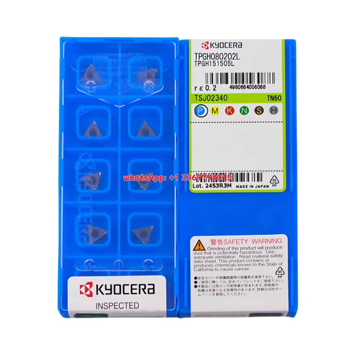 Kyocera 100% Original TPGH080202L TN60 Cutting Tools 10PCS