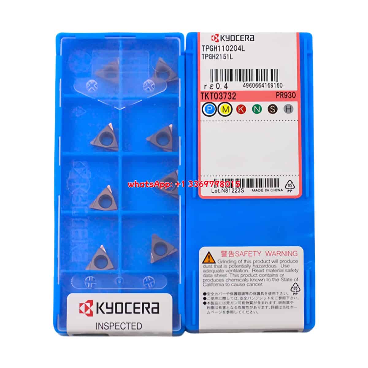 Kyocera 100% Original TPGH110204L PR930 Cutting Tools 10PCS