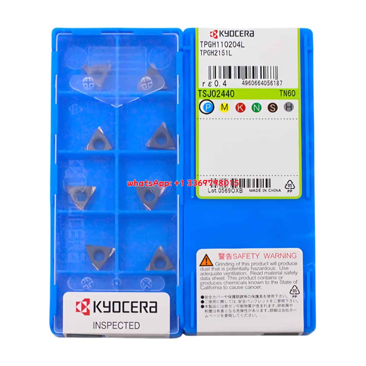 Kyocera 100% Original TPGH110204L TN60 Cutting Tools 10PCS