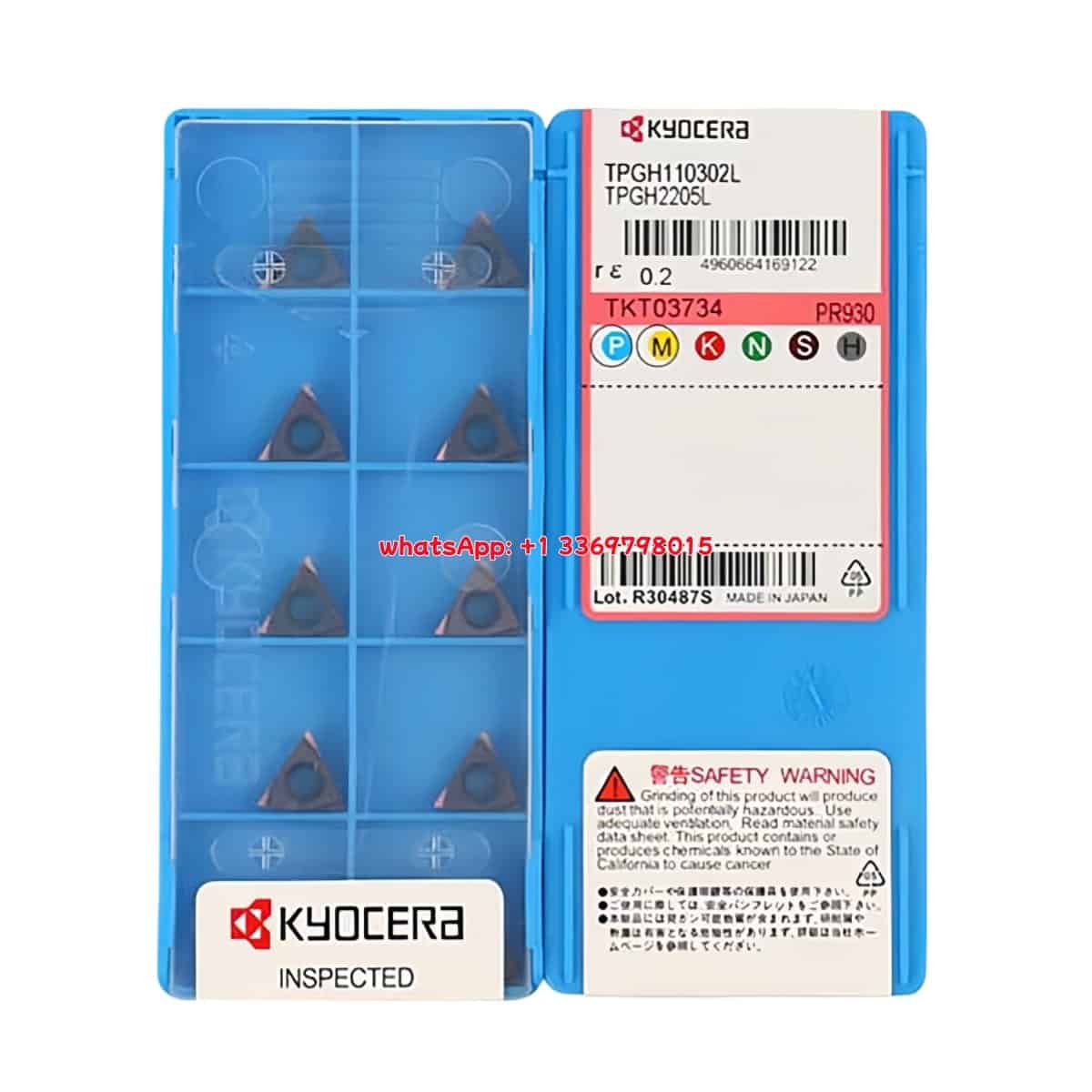 Kyocera 100% Original TPGH110302L PR930 Cutting Tools 10PCS