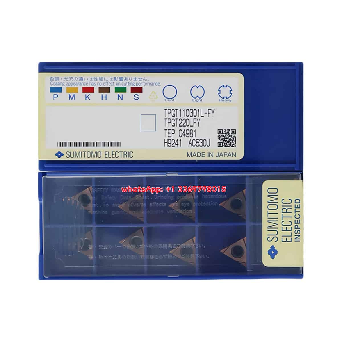 SUMITOMO 100% Original TPGT110301L-FY AC530U Cutting Tools 10PCS