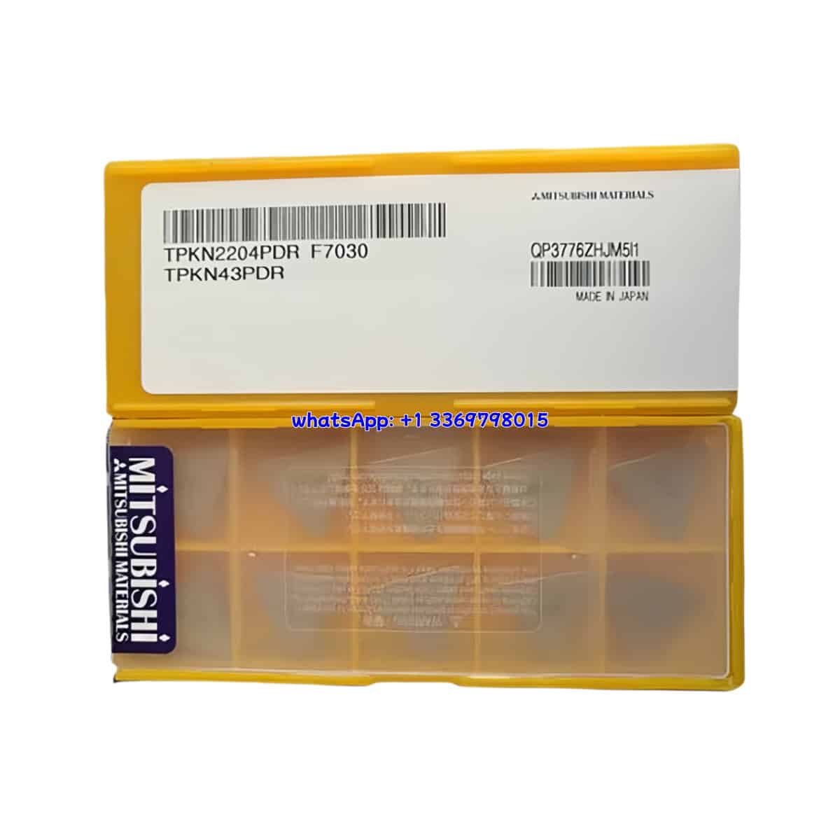Mitsubishi 100% Original TPKN2204PDR F7030 Cutting Tools 10PCS