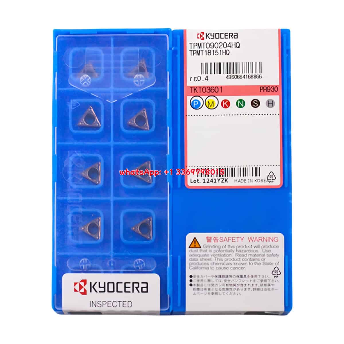 Kyocera 100% Original TPMT090204-HQ PR930 Cutting Tools 10PCS
