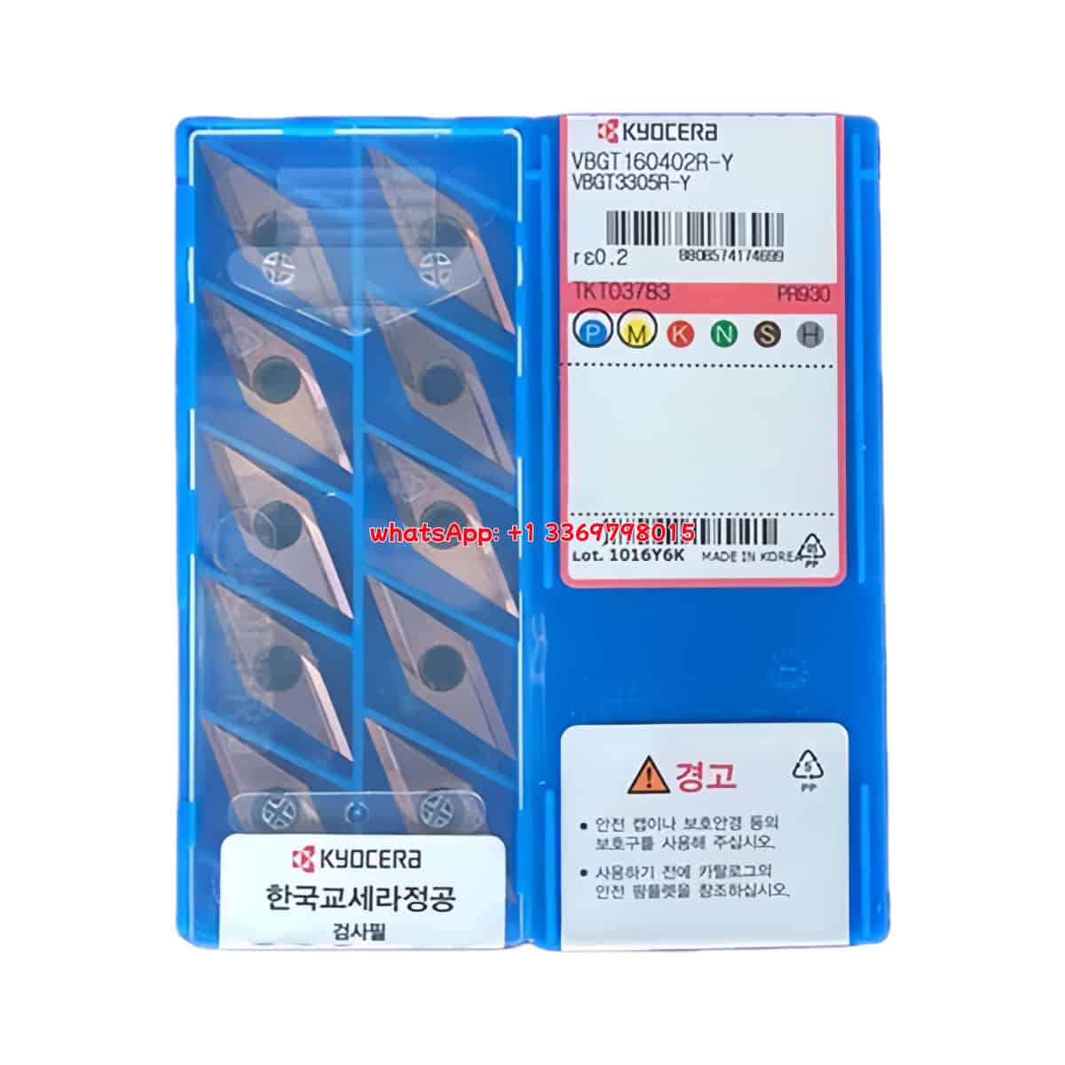 Kyocera 100% Original VBGT160402R-Y PR930 Cutting Tools 10PCS
