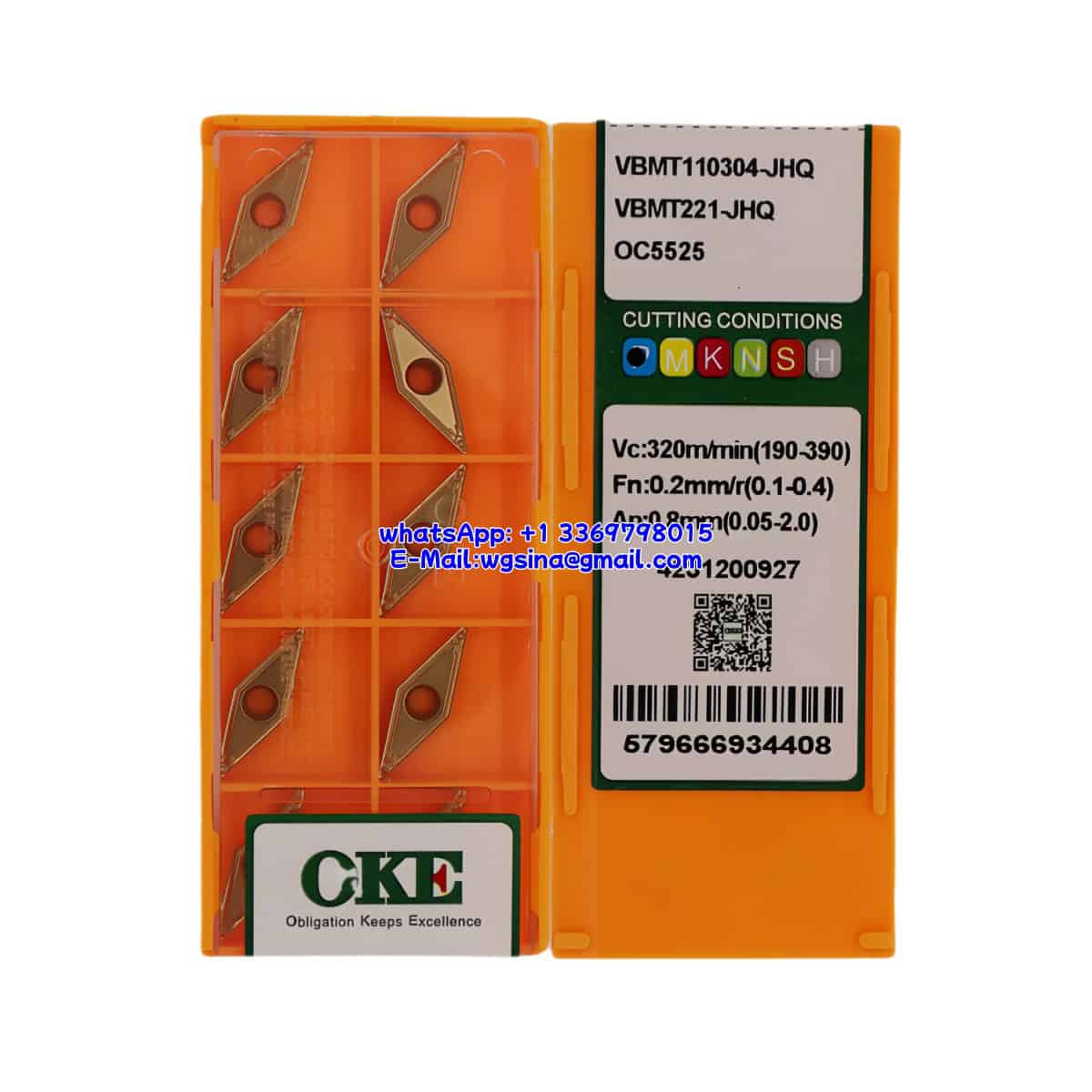 OKE 100% Original VBMT110304-JHQ OC5525 Cutting Tools 10PCS