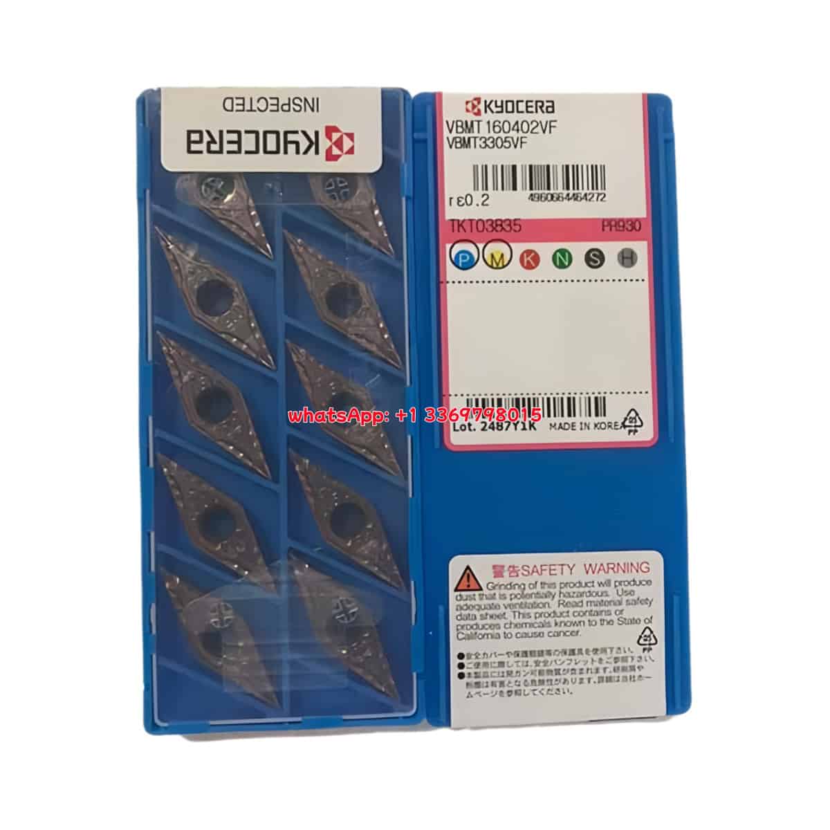 Kyocera 100% Original VBMT160402VF PR930 Cutting Tools 10PCS