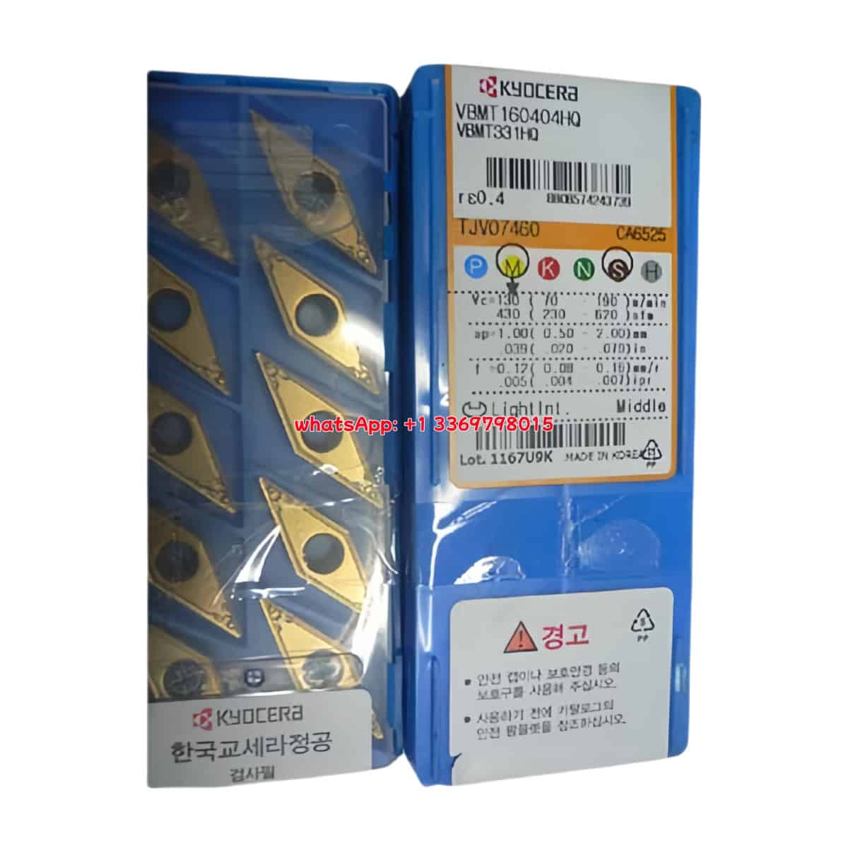 Kyocera 100% Original  Turning Insert VBMT160404-VF CA5525  10pcs