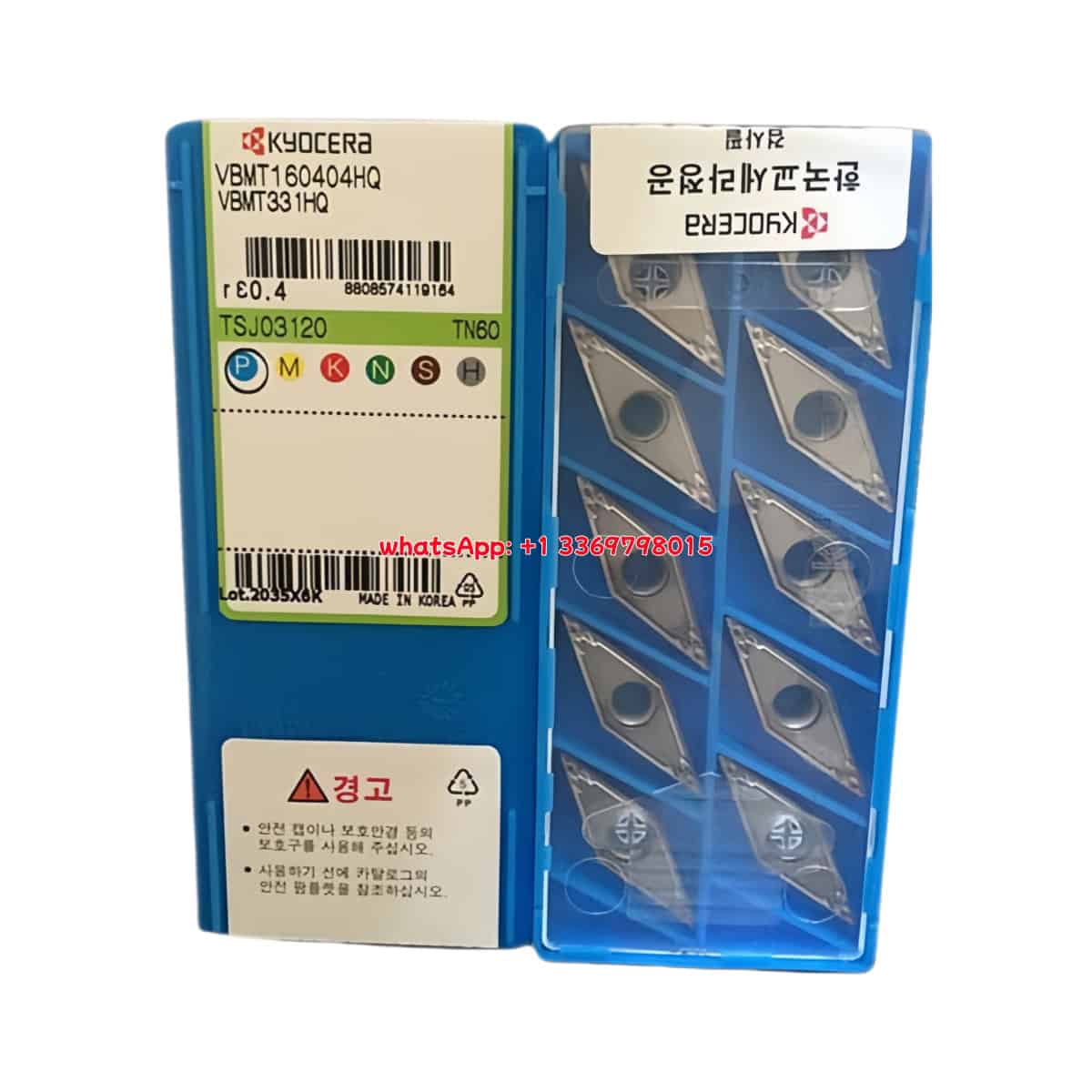 Kyocera 100% Original VBMT160404HQ TN60 Cutting Tools 10PCS