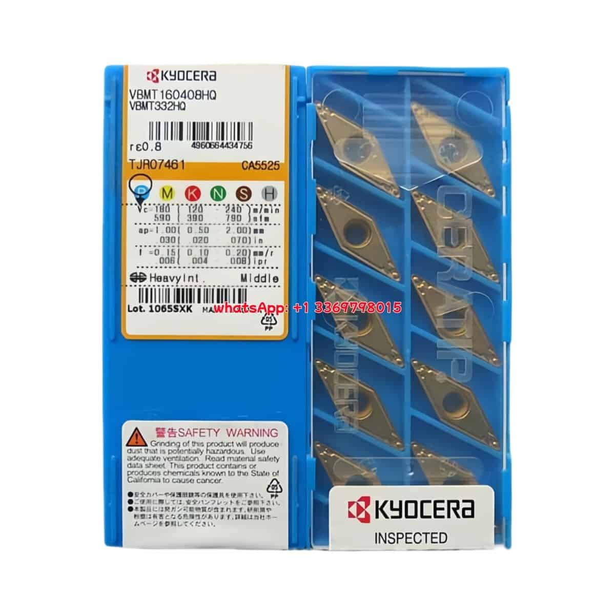 Kyocera 100% Original VBMT160408HQ CA5525 Cutting Tools 10PCS