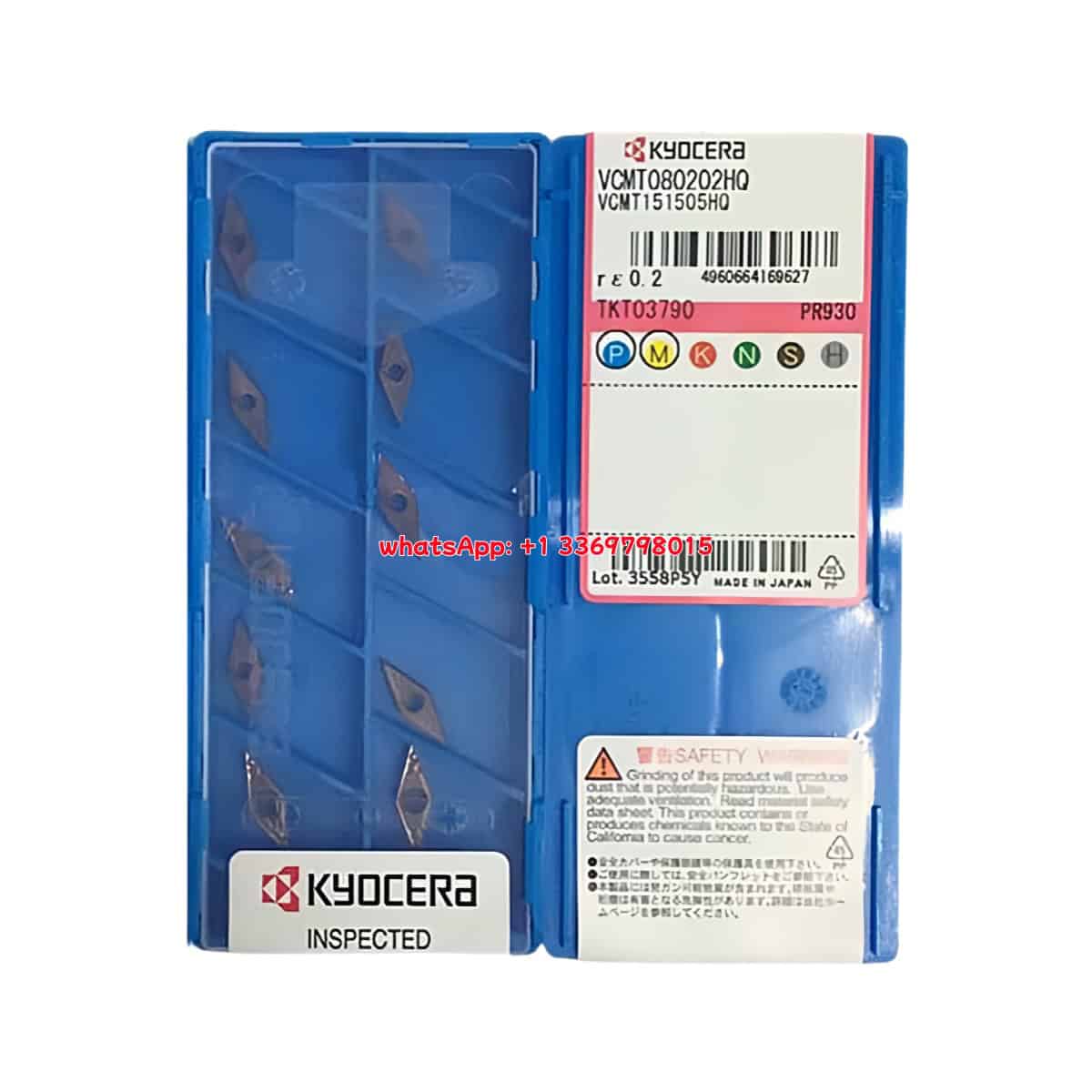 Kyocera 100% Original  Turning Insert VCMT080202-HQ PR930  10pcs