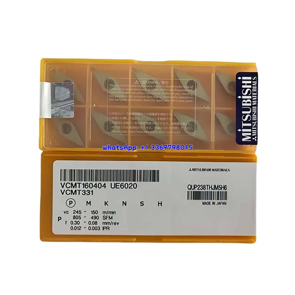 Mitsubishi 100% Original VCMT160404 UE6020 Cutting Tools 10PCS