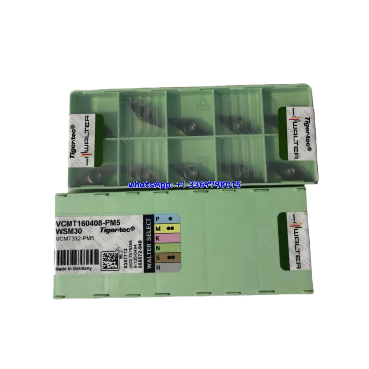 WALTER 100% Original VCMT160408-PM5 VSM30 Turning Insert 10PCS