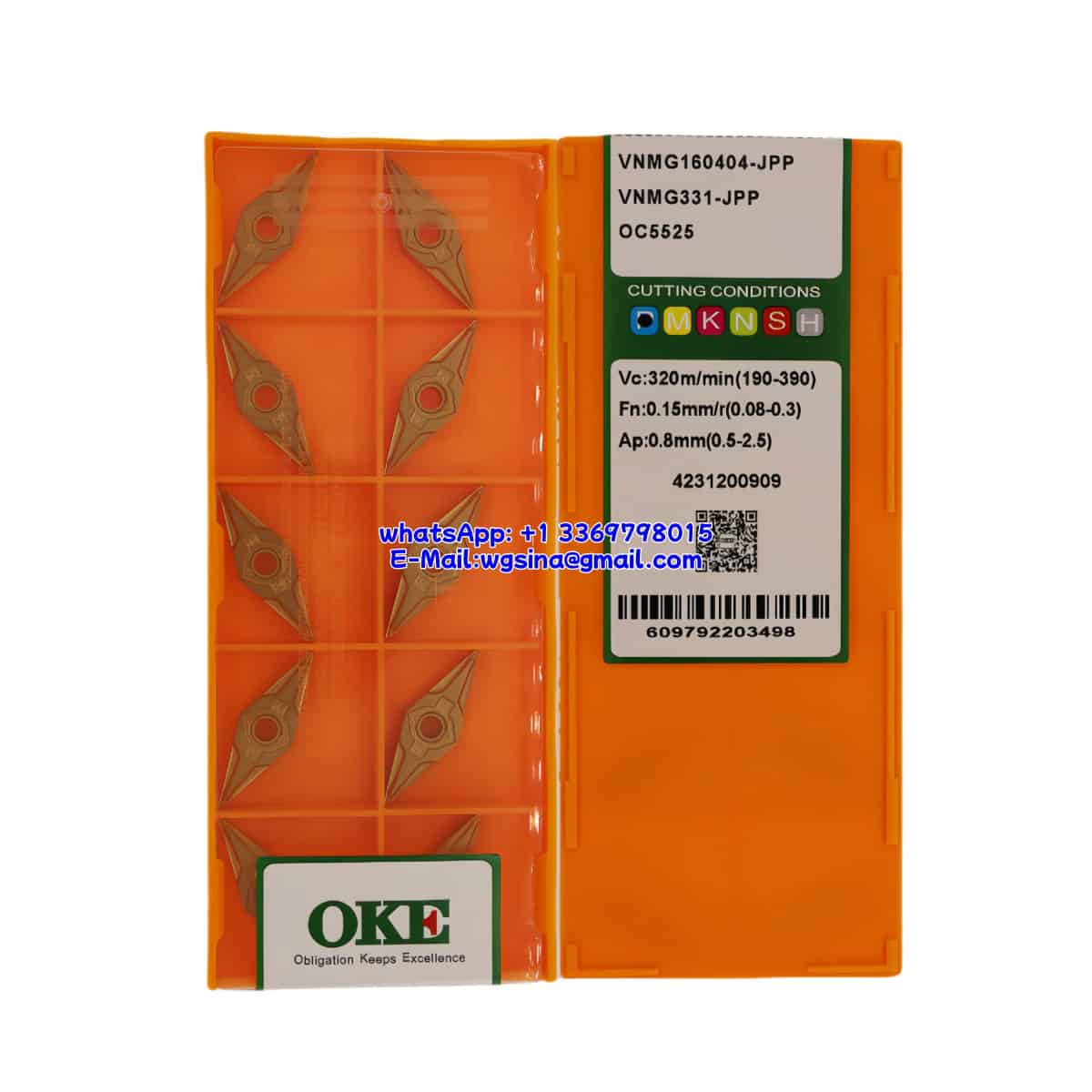 OKE 100% Original VNMG160404-JPP OC5525 Cutting Tools 10PCS