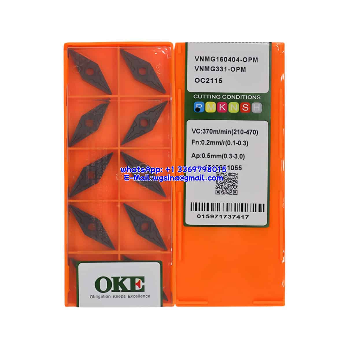 OKE 100% Original VNMG160404-OPM OC2115 Cutting Tools 10PCS
