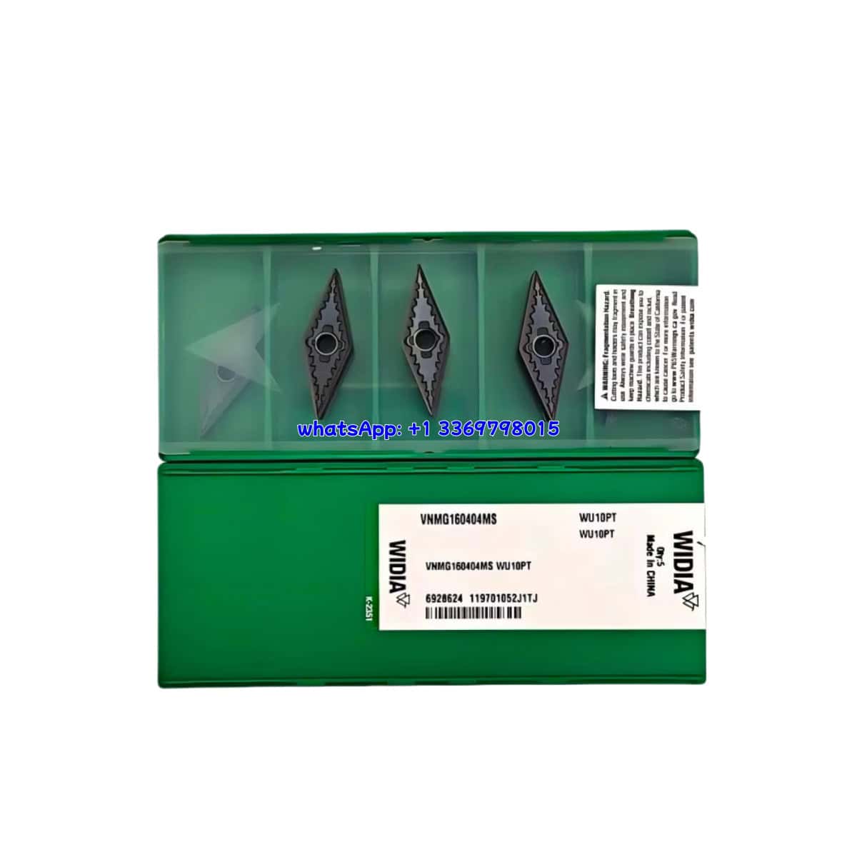 WIDIA 100% Original VNMG160404MS WU10PT Turning Insert 10PCS