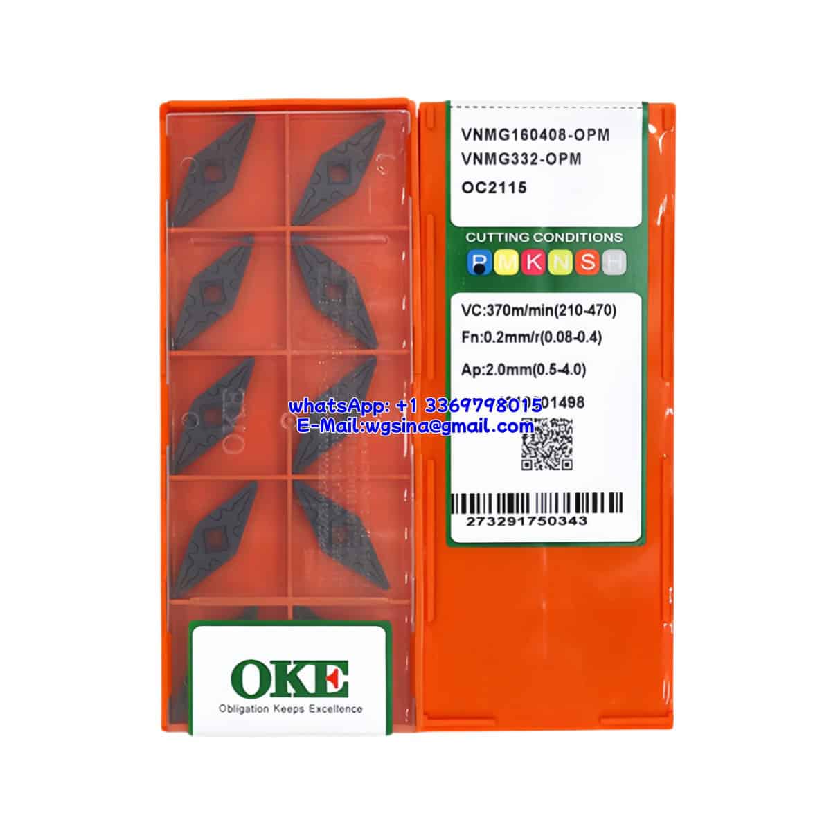 OKE 100% Original VNMG160408-OPM OC2115 Cutting Tools 10PCS