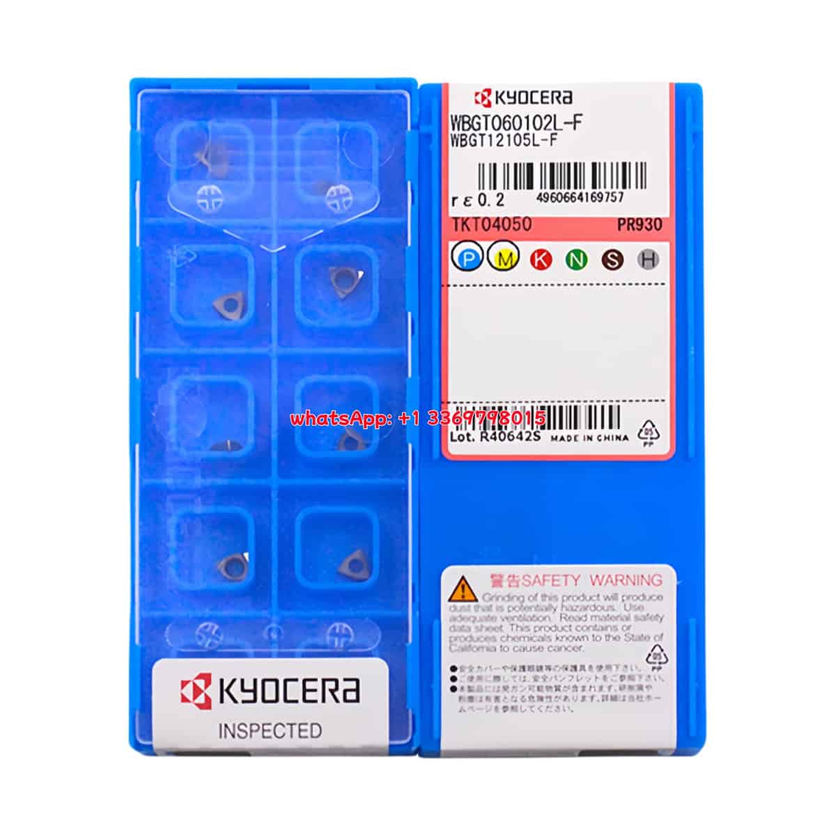 Kyocera 100% Original WBGT060102L-F PR930 Cutting Tools 10PCS