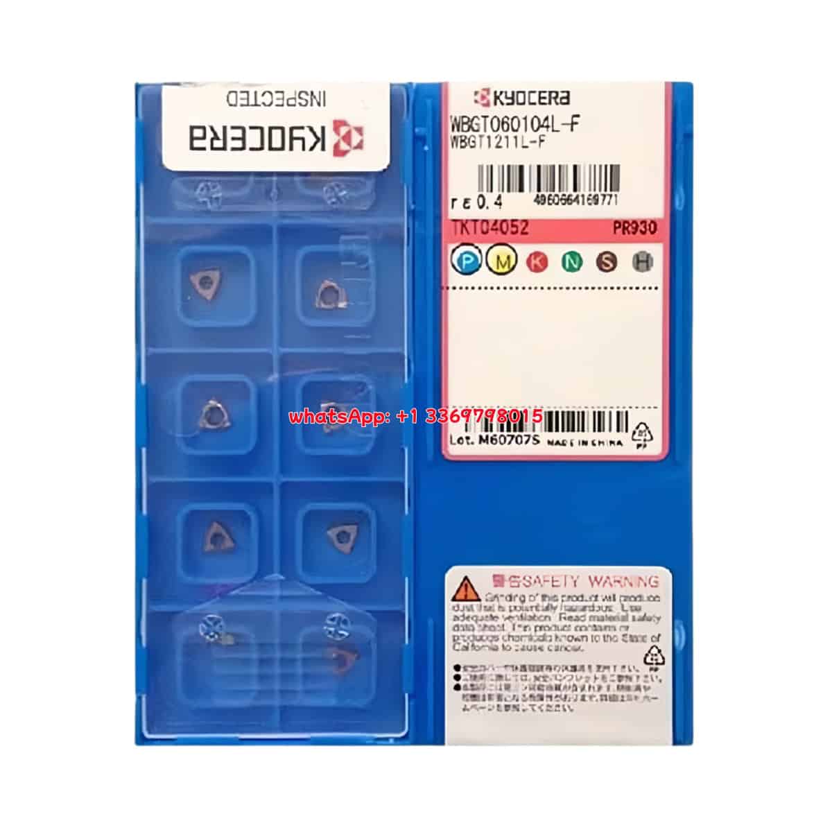 Kyocera 100% Original WBGT060104L-F PR930 Cutting Tools 10PCS